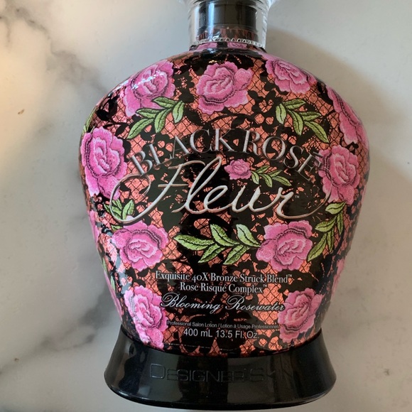 New Black Rose Fleur Designer Skin Tanning Lotion
